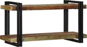 vidaXL Ράφι τοίχου Πολύχρωμο μασίφ ξύλο αναγεννημένο