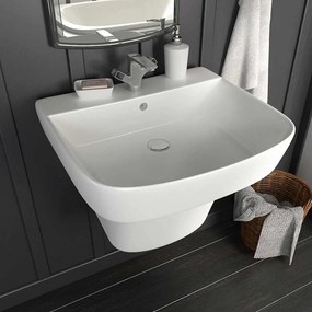vidaXL Λεκάνη Λευκό 50 x 45 x 41 εκ. Γυαλιστερή Κεραμική