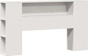 vidaXL Κρεβάτι Βιβλιοθήκη Χωρίς Στρώμα 140x200 εκ Μασίφ Ξύλο Πεύκο