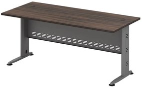 COMPACT Γραφείο Απόχρωση Γκρι - Σκούρο Καρυδί 180x80x75cm ΕΟ982,1
