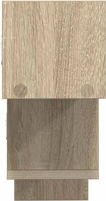 vidaXL Ράφι Τοίχου Sonoma Δρυς 48 x 15 x 42 εκ Επεξεργασμένο Ξύλο