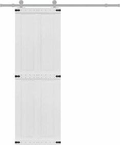 vidaXL Πόρτα Corona Λευκό 70 x 210 cm Επεξεργασμένο ξύλο