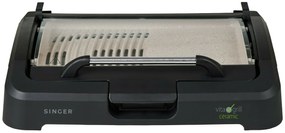 Singer VITA GRILL VG-2200 Επιτραπέζια Ηλεκτρική Ψησταριά 39x29cm Μαύρη