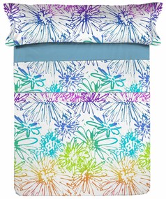 Σετ σεντονια Lois HIPPY Μπλε Kρεβάτι 105 εκ