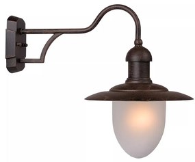 Φωτιστικό Επίτοιχο Lucide 11871-01-97 ARUBA Σκουριά Χαλκού (Rusty)
