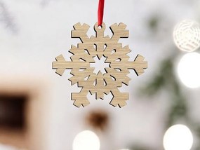 Intra απο ξύλο plywood 3mm-4mm πάχος – Ξύλινη νιφάδα χιονιού 35x40 cm INTRAVECTRY-MY547272