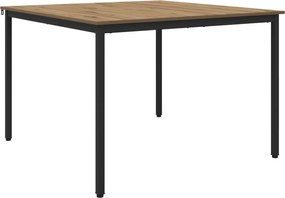 vidaXL Τραπεζαρίες 110 x 110 x 75 cm ΜΕΤΑΛΛΟ Ορθογώνιος