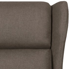 vidaXL Πολυθρόνα Ανακλινόμενη Καφέ Υφασμάτινη