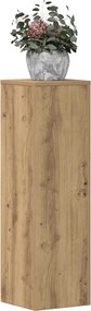 vidaXL Βάσεις Φυτών 2 τεμ. Αρτισιανή Δρυς 25x25x80 εκ. Επεξ. Ξύλο