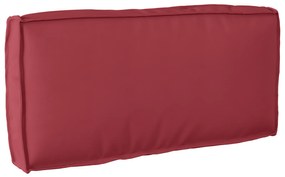 vidaXL Μαξιλάρι Παλέτας για Πλάτη Ροζ 80x40x12 cm, Ύφασμα Oxford