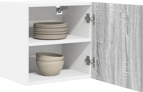 vidaXL Κρεμαστό ντουλάπι 2 pcs Γκρι Σομόνα και Λευκό 40 x 31 x 40 εκ.