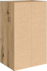 vidaXL Βιβλιοθήκη Αρτισιανή Δρυς 31x24x52 εκ. Επεξ. Ξύλο