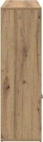 vidaXL Βιβλιοθήκη Artisan Δρυς 98x29x97,5 εκ. Επεξεργασμένο Ξύλο