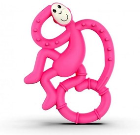 Μασητικό Οδοντοφυΐας Mini Monkey Teether 10cm Pink Matchstick Monkey Σιλικόνη