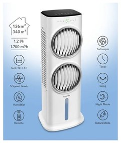 Trotec PAE 45 Aircooler - Υγραντήρας - Καθαριστής 90W για 136τμ