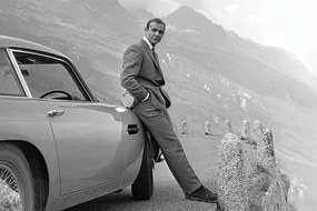 Αφίσα James Bond - Connery & Aston Martin