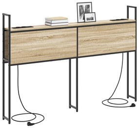 vidaXL Κεφαλάρι Αποθήκης Sonoma Δρυς 135 cm Επεξεργασμένο ξύλο
