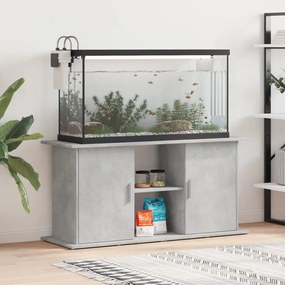 vidaXL Βάση Ενυδρείου Γκρι Σκυροδ. 121x41x58 εκ. Επεξεργασμένο Ξύλο
