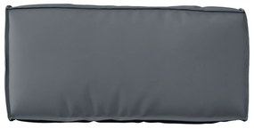 vidaXL Μαξιλάρι Παλέτας  για Πλάτη Ανθρακί 80x40x12 cm Υφασμάτινο