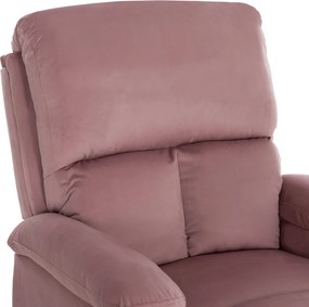 ΠΟΛΥΘΡΟΝΑ RELAX DIONI HM3296.02 ΡΟΖ ΒΕΛΟΥΔΟ 85x90x100Υεκ.