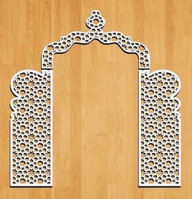 Intra απο ξύλο plywood 3mm-4mm πάχος - Διακοσμητικό πάνελ γάμου Δίασταση 30x30 cm Intraeaxys-joedlgd1