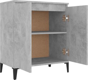 vidaXL Ντουλάπι Γκρι Σκυροδέματος 60x35x70 εκ. Επεξεργασμένο Ξύλο