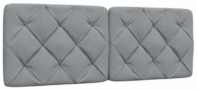 Μαξιλάρι για Κεφαλάρι Ανοιχτό Γκρι 140 εκ. Υφασμάτινο