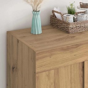 vidaXL Πλαϊνό γραφείο Artisan Oak 69,5 x 34 x 90 εκ.