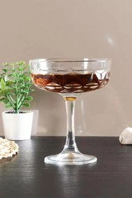 Stewehome Σετ 4 τεμαχίων ποτήρια κοκτέιλ μαρτίνι από γυαλί Λευκό
