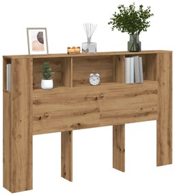 Κεφαλάρι Ντουλάπι από Τεχνητό Δρυς 160x18,5x103,5 εκ. από Τεχνητό Ξύλο