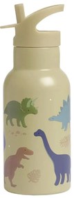Παγούρι 350ml Με Καλαμάκι Α Little Lovely Company Dinosaurs DBSSDI40