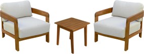 LOUNGE ΣΕΤ SOLARA HM10892 ΤΡΑΠΕΖΑΚΙ &amp; 2 ΠΟΛΥΘΡΟΝΕΣ--ΞΥΛΟ ΑΚΑΚΙΑΣ--ΕΚΡΟΥ ΜΑΞΙΛΑΡΙΑ