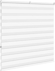 vidaXL Ζέβρα τυφλή Καφέ Πλάτος υφάσματος 140,9 εκ. Πολυεστέρας