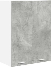 vidaXL Κρεμαστό ντουλάπι Σκυρόδεμα Γκρι 60 x 31 x 80 εκ.