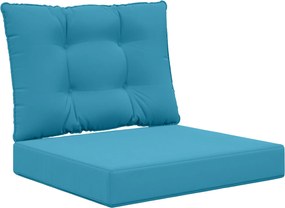 vidaXL Μαξιλάρι Καναπέ Εξωτερικού Χώρου 2 pcs Βασιλικό Μπλε