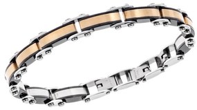 Βραχιόλι Senza Men&#039;s Steel Double Face