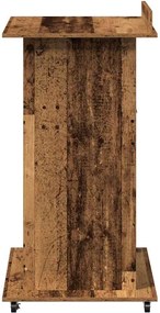 vidaXL Πλατφόρμα Παλιό ξύλο 55 x 55 x 107 cm Επεξεργασμένο ξύλο