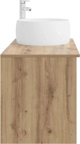 vidaXL Σετ Επίπλων Μπάνιου 2 τμχ. Artisan Δρυς Επεξεργασμένο Ξύλο