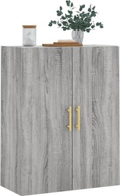 vidaXL Ντουλάπι Τοίχου Γκρι Sonoma 69,5 x 34 x 90 εκ.