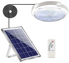 W7106-1 Επιτοίχιο Ηλιακό Φωτιστικό 20W με Τηλεχειριστήριο