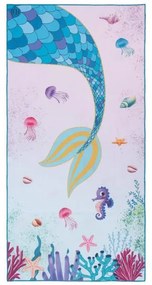 Beauty Home Πετσέτα θαλάσσης διπλής όψης παιδική Microfiber Αrt 2268 Βεραμάν