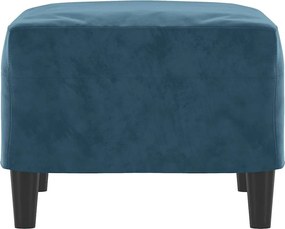 vidaXL Υποπόδιο Μπλε 60x50x41 εκ. Βελούδινο