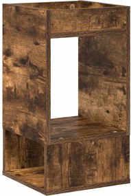 vidaXL End Table Καπνιστό Δρύς 30 x 30 x 56 εκ. Επεξεργασμένο ξύλο