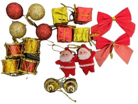 Σετ Χριστουγεννιάτικα στολίδια - 18pcs - 232564-232564