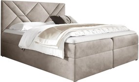 Επενδυμένο κρεβάτι Box 6-Mpez-200 x 200