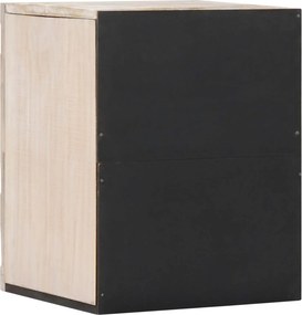 vidaXL Κρεμαστό Ντουλάπι Μπάνιου με πόρτα Λευκό 38 x 33,5 x 48 εκ.