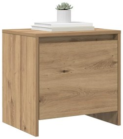 vidaXL Κομοδίνο artisan δρυς 45 x 34 x 44.5 εκ Επεξεργασμένο ξύλο