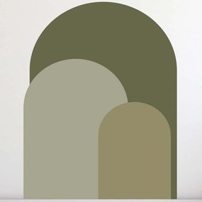 Αυτοκόλλητο Τοίχου 740ELB1121 70x100cm Olive Wallity Βινύλιο