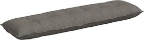 vidaXL Μαξιλάρι Πλάτης Ανοιχτό γκρι 180 x 50 x 19 cm
