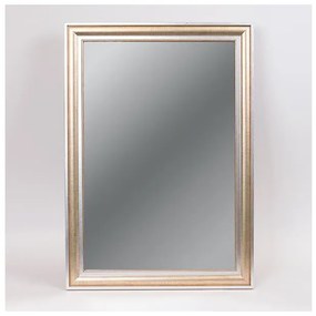 Καθρέφτης Πλαστικός Λευκό Με Ξύλο 40x60cm 751-10045 Estheti-751-10045-Λευκό 751-10045